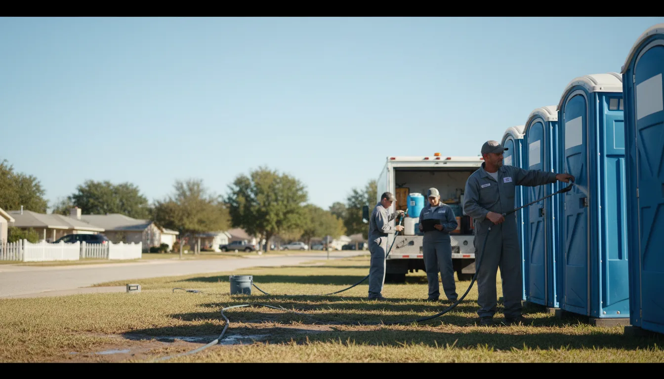 Long-Term Portable Toilet Rental in Colfax, IN near me